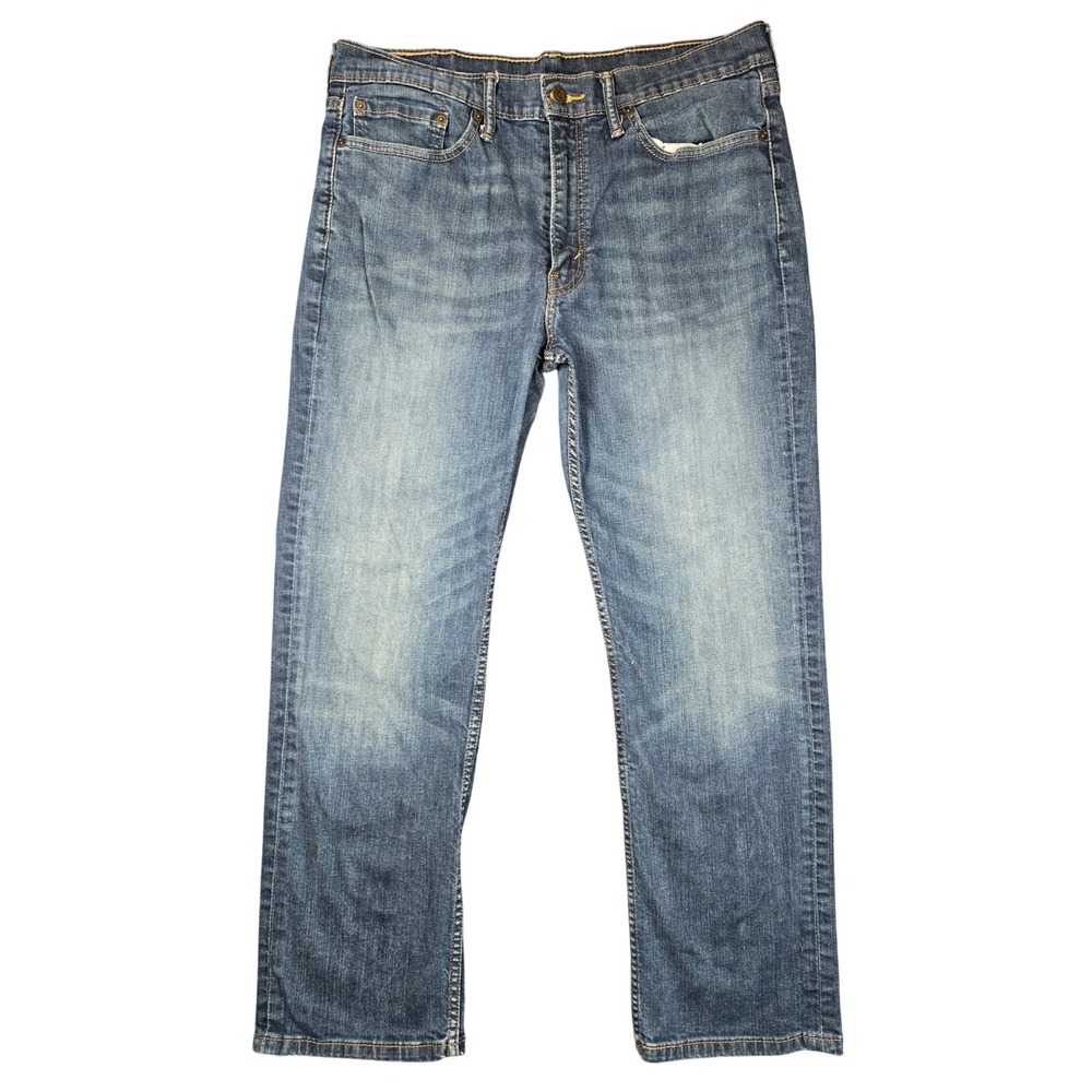 Levi Strauss Co Mens 514 Straight Fit Jeans Blue W36‎ L30 Cotton Blend - Picture 2 of 13